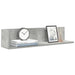 Rafturi perete 2 buc. gri beton 75x16,5x16,5 cm lemn prelucrat - WALTI WALTI