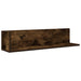 Rafturi de perete 2 buc., stejar fumuriu, 75x16,5x16,5 cm, lemn - WALTI WALTI
