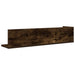 Rafturi de perete 2 buc., stejar fumuriu, 75x16,5x16,5 cm, lemn - WALTI WALTI