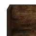 Rafturi de perete 2 buc., stejar fumuriu, 75x16,5x16,5 cm, lemn - WALTI WALTI