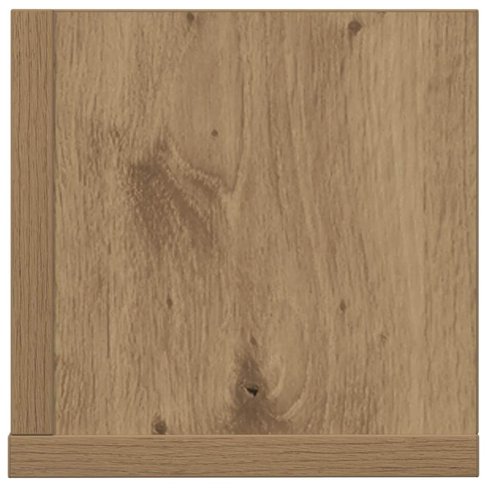 Rafturi perete, 2 buc., stejar artizanal, 75x16,5x16,5 cm, lemn - WALTI WALTI