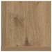 Rafturi perete, 2 buc., stejar artizanal, 75x16,5x16,5 cm, lemn - WALTI WALTI