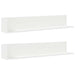 Rafturi de perete 2 buc., alb, 100x16,5x16,5 cm, lemn prelucrat - WALTI WALTI