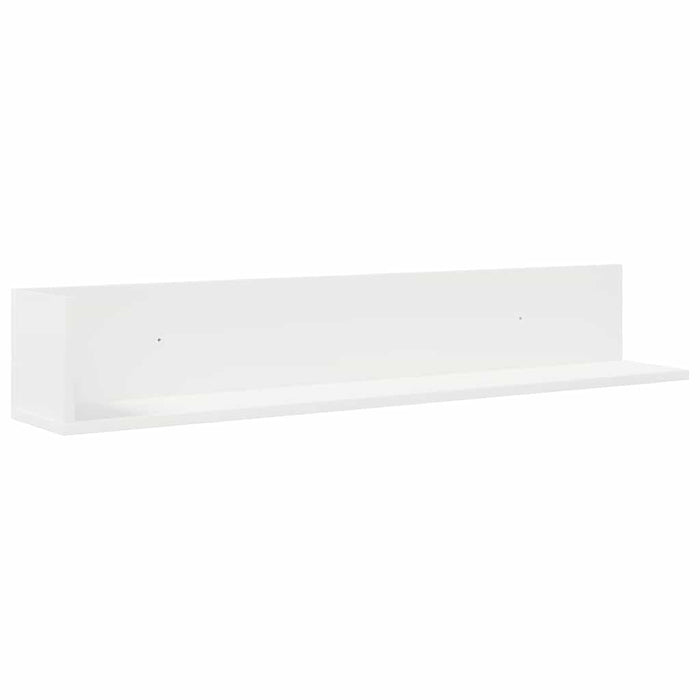 Rafturi de perete 2 buc., alb, 100x16,5x16,5 cm, lemn prelucrat - WALTI WALTI
