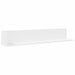 Rafturi de perete 2 buc., alb, 100x16,5x16,5 cm, lemn prelucrat - WALTI WALTI