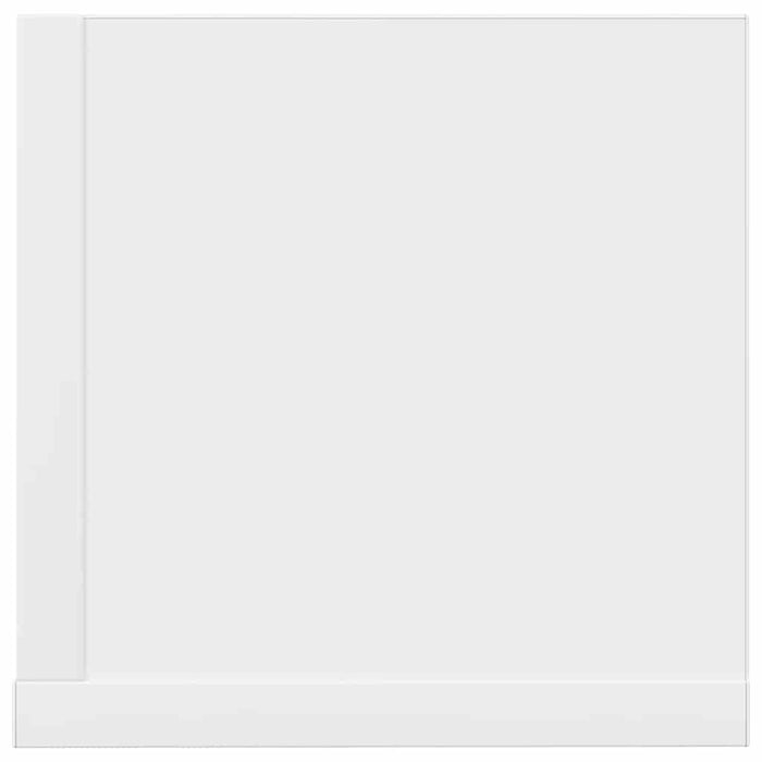 Rafturi de perete 2 buc., alb, 100x16,5x16,5 cm, lemn prelucrat - WALTI WALTI