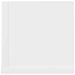 Rafturi de perete 2 buc., alb, 100x16,5x16,5 cm, lemn prelucrat - WALTI WALTI