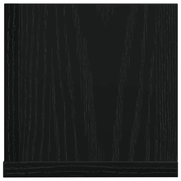 Rafturi perete 2 buc. negru, 100x16,5x16,5 cm, lemn prelucrat - WALTI WALTI