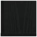 Rafturi perete 2 buc. negru, 100x16,5x16,5 cm, lemn prelucrat - WALTI WALTI