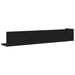 Rafturi perete 2 buc. negru, 100x16,5x16,5 cm, lemn prelucrat - WALTI WALTI