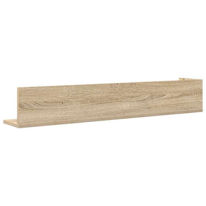 Rafturi perete, 2 buc., stejar sonoma, 100x16,5x16,5 cm, lemn - WALTI WALTI