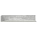 Rafturi perete 2 buc. gri beton 100x16,5x16,5 cm lemn prelucrat - WALTI WALTI
