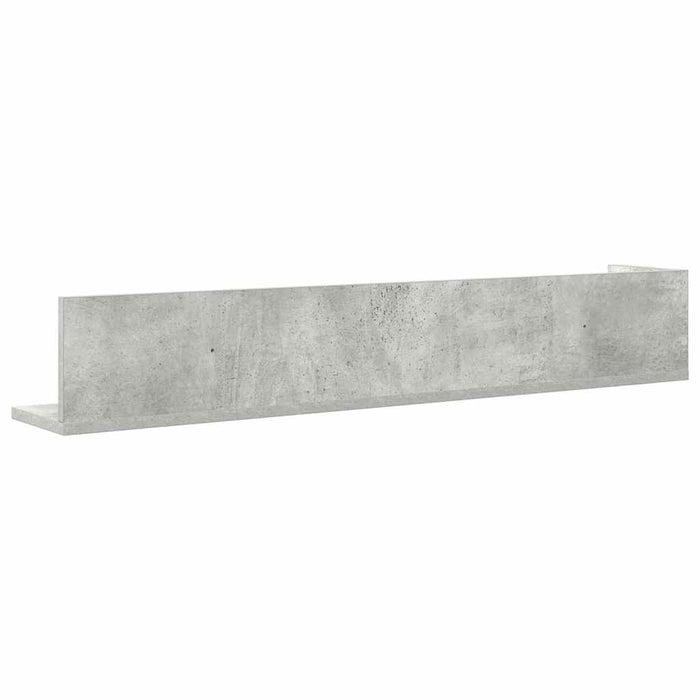 Rafturi perete 2 buc. gri beton 100x16,5x16,5 cm lemn prelucrat - WALTI WALTI