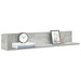 Rafturi perete 2 buc. gri beton 100x16,5x16,5 cm lemn prelucrat - WALTI WALTI