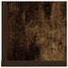 Rafturi perete 2 buc., stejar fumuriu, 100x16,5x16,5 cm, lemn - WALTI WALTI