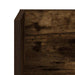 Rafturi perete 2 buc., stejar fumuriu, 100x16,5x16,5 cm, lemn - WALTI WALTI