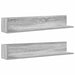 Rafturi de perete, 2 buc., gri sonoma, 100x16,5x16,5 cm, lemn - WALTI WALTI