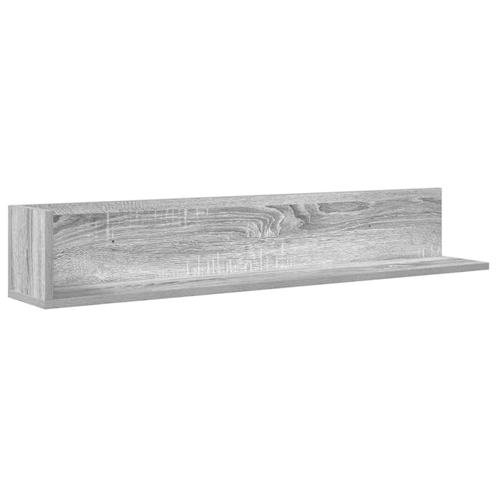 Rafturi de perete, 2 buc., gri sonoma, 100x16,5x16,5 cm, lemn - WALTI WALTI