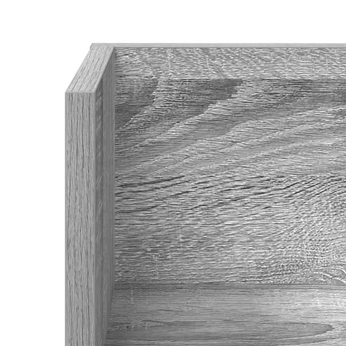 Rafturi de perete, 2 buc., gri sonoma, 100x16,5x16,5 cm, lemn - WALTI WALTI
