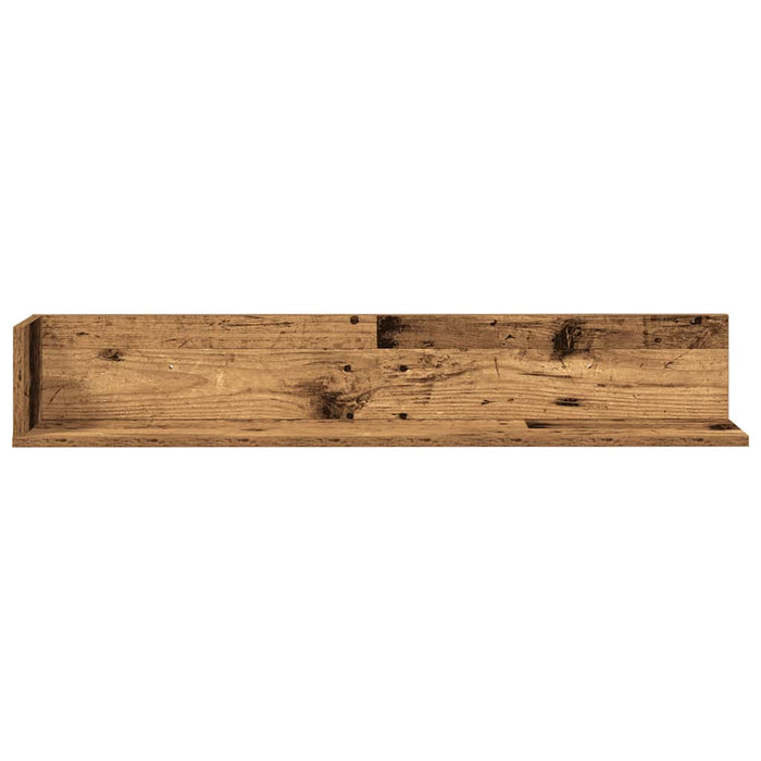 Rafturi perete 2 buc. lemn vechi 100x16,5x16,5cm lemn prelucrat - WALTI WALTI