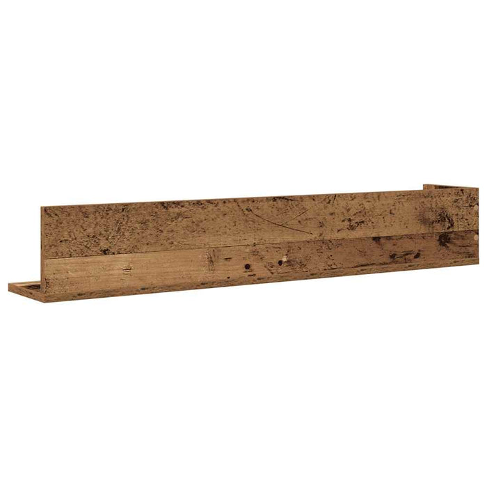 Rafturi perete 2 buc. lemn vechi 100x16,5x16,5cm lemn prelucrat - WALTI WALTI