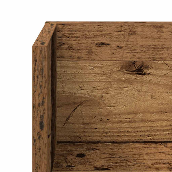 Rafturi perete 2 buc. lemn vechi 100x16,5x16,5cm lemn prelucrat - WALTI WALTI