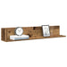 Rafturi perete 2 buc. lemn vechi 100x16,5x16,5cm lemn prelucrat - WALTI WALTI