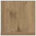 Rafturi perete 2 buc., stejar artizanal, 100x16,5x16,5 cm, lemn - WALTI WALTI