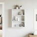 Raft de perete, alb, 43x9x60 cm, lemn prelucrat - WALTI WALTI