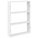Raft de perete, alb, 43x9x60 cm, lemn prelucrat - WALTI WALTI