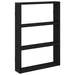 Raft de perete, negru, 43x9x60 cm, lemn prelucrat - WALTI WALTI