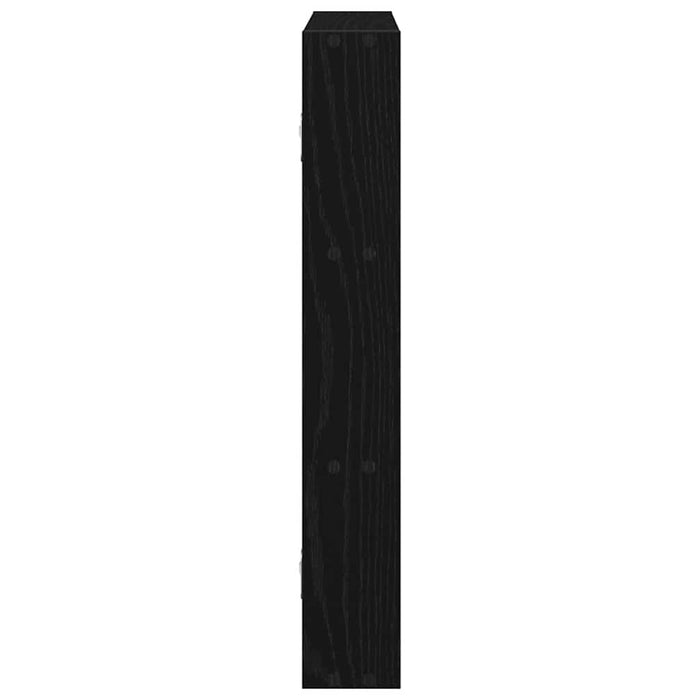 Raft de perete, negru, 43x9x60 cm, lemn prelucrat - WALTI WALTI
