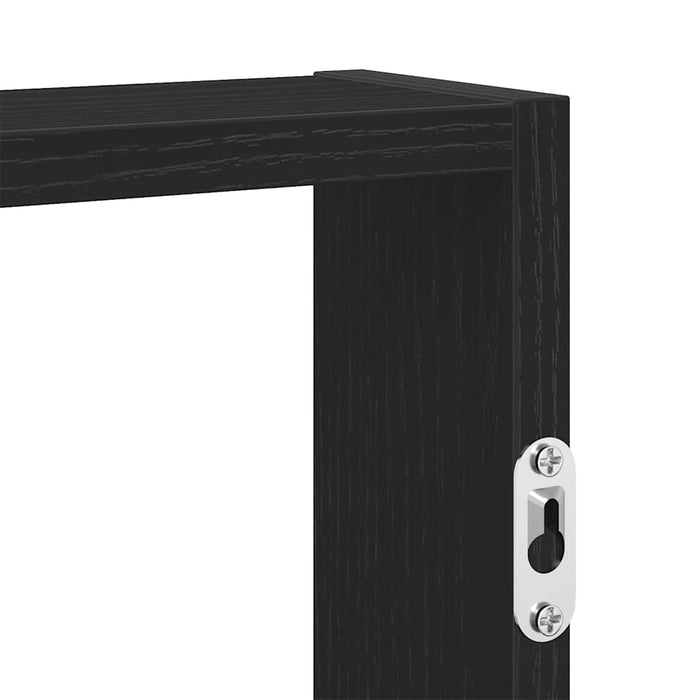 Raft de perete, negru, 43x9x60 cm, lemn prelucrat - WALTI WALTI