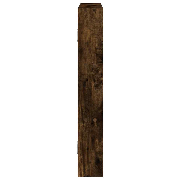 Raft de perete, stejar fumuriu, 43x9x60 cm, lemn prelucrat - WALTI WALTI