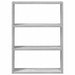 Raft de perete, gri sonoma, 43x9x60 cm, lemn prelucrat - WALTI WALTI