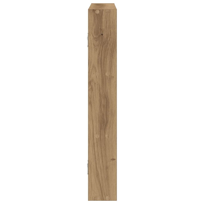 Raft de perete, stejar artizanal, 43x9x60 cm, lemn prelucrat - WALTI WALTI