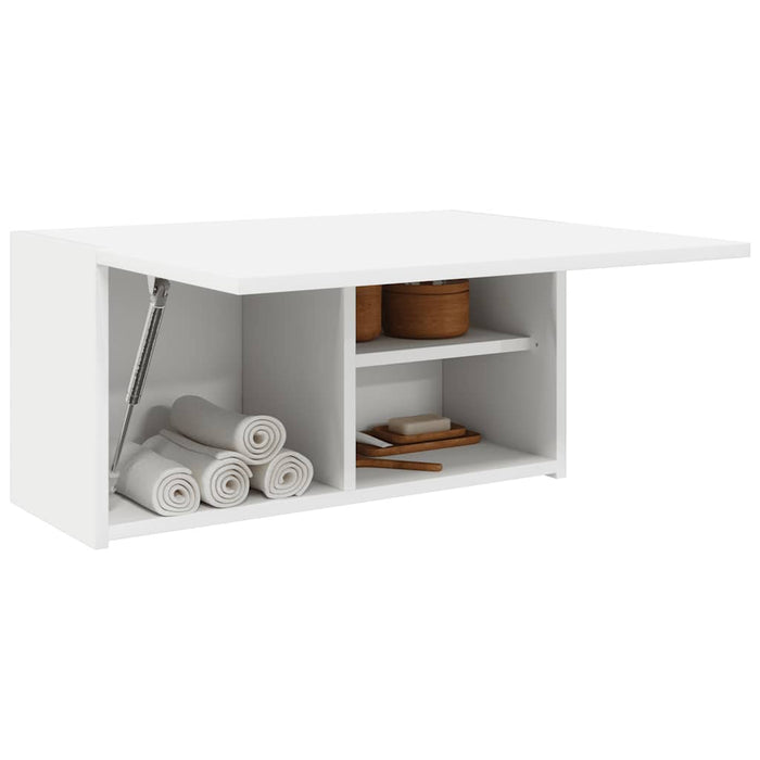 Dulap de perete de baie, alb, 60x25x30 cm, lemn prelucrat - WALTI WALTI