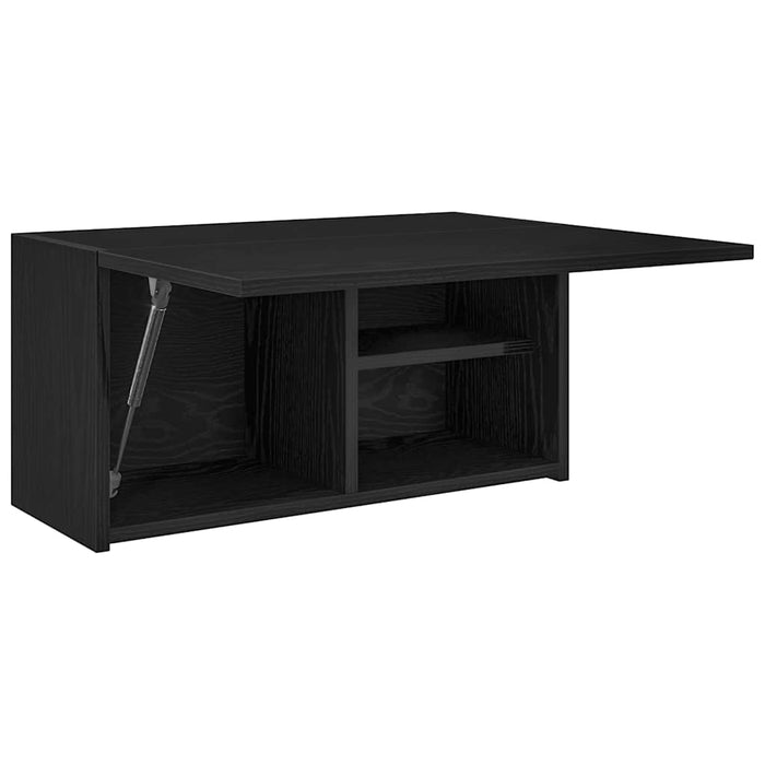 Dulap de perete de baie, negru, 60x25x30 cm, lemn prelucrat - WALTI WALTI