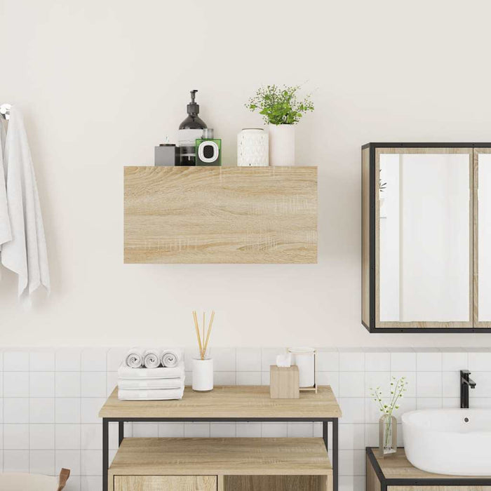 Dulap perete baie, stejar sonoma, 60x25x30 cm, lemn prelucrat - WALTI WALTI