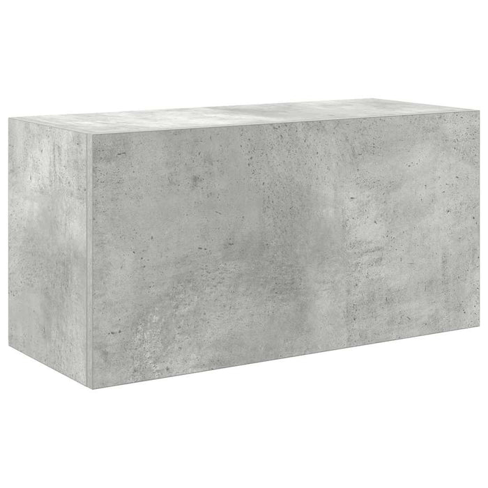 Dulap perete baie, gri beton, 60x25x30 cm, lemn prelucrat - WALTI WALTI