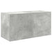 Dulap perete baie, gri beton, 60x25x30 cm, lemn prelucrat - WALTI WALTI