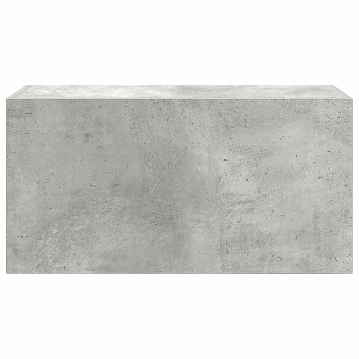 Dulap perete baie, gri beton, 60x25x30 cm, lemn prelucrat - WALTI WALTI