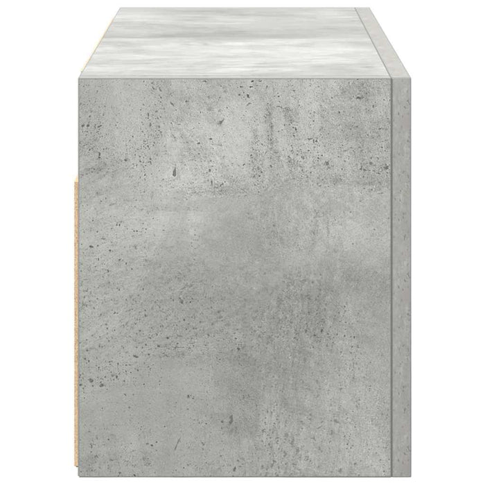 Dulap perete baie, gri beton, 60x25x30 cm, lemn prelucrat - WALTI WALTI
