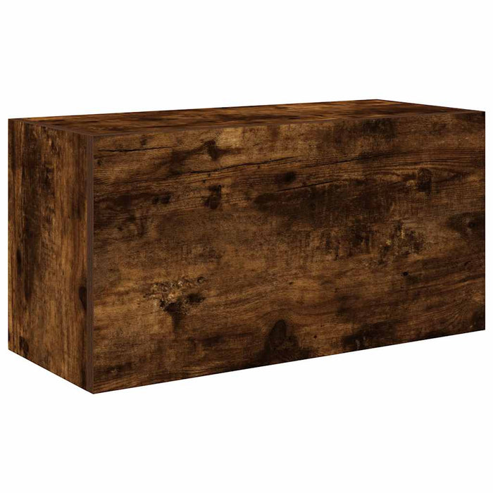 Dulap perete baie, stejar fumuriu, 60x25x30 cm, lemn prelucrat - WALTI WALTI