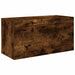Dulap perete baie, stejar fumuriu, 60x25x30 cm, lemn prelucrat - WALTI WALTI