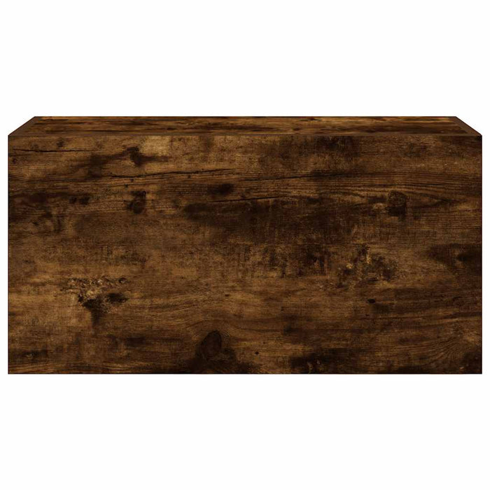 Dulap perete baie, stejar fumuriu, 60x25x30 cm, lemn prelucrat - WALTI WALTI