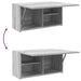 Dulap perete baie, gri sonoma, 60x25x30 cm, lemn prelucrat - WALTI WALTI