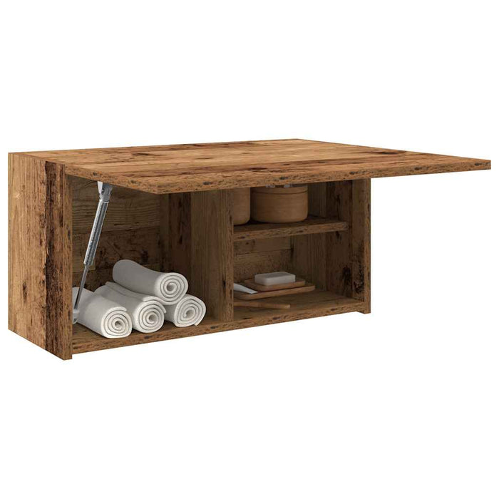 Dulap perete de baie, lemn vechi, 60x25x30 cm, lemn prelucrat - WALTI WALTI