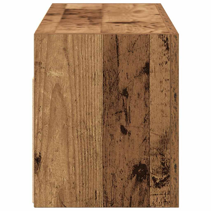 Dulap perete de baie, lemn vechi, 60x25x30 cm, lemn prelucrat - WALTI WALTI