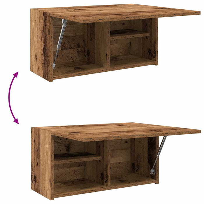 Dulap perete de baie, lemn vechi, 60x25x30 cm, lemn prelucrat - WALTI WALTI